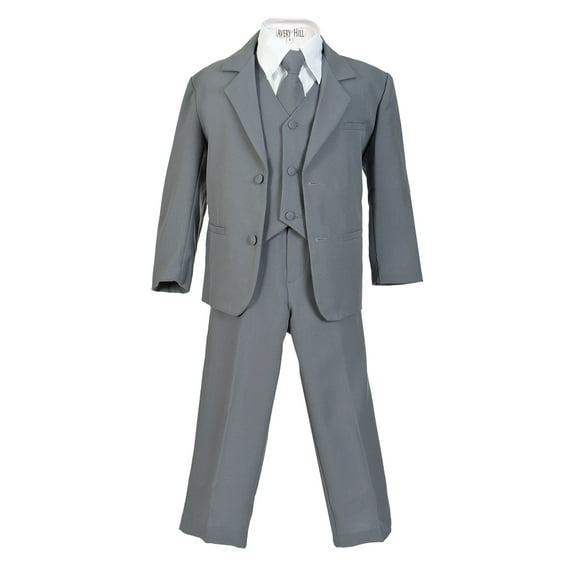Avery Hill Boys Formal 5 Piece Suit with Shirt and Vest (Toddler, Little Boys, Big Boys)
