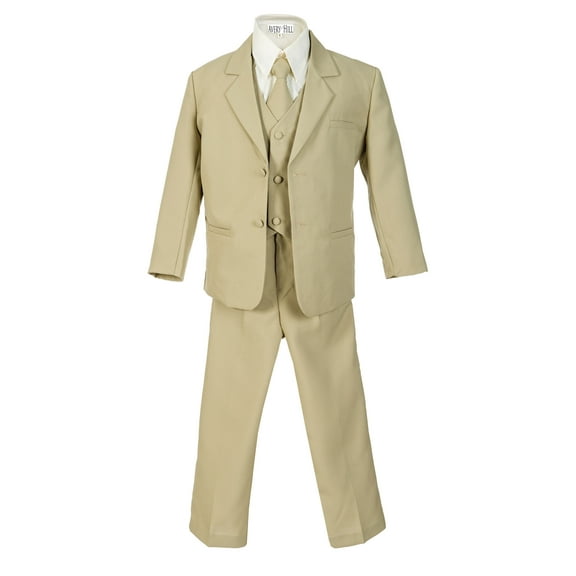 Avery Hill Boys Formal 5 Piece Suit with Shirt and Vest (Toddler, Little Boys, Big Boys)