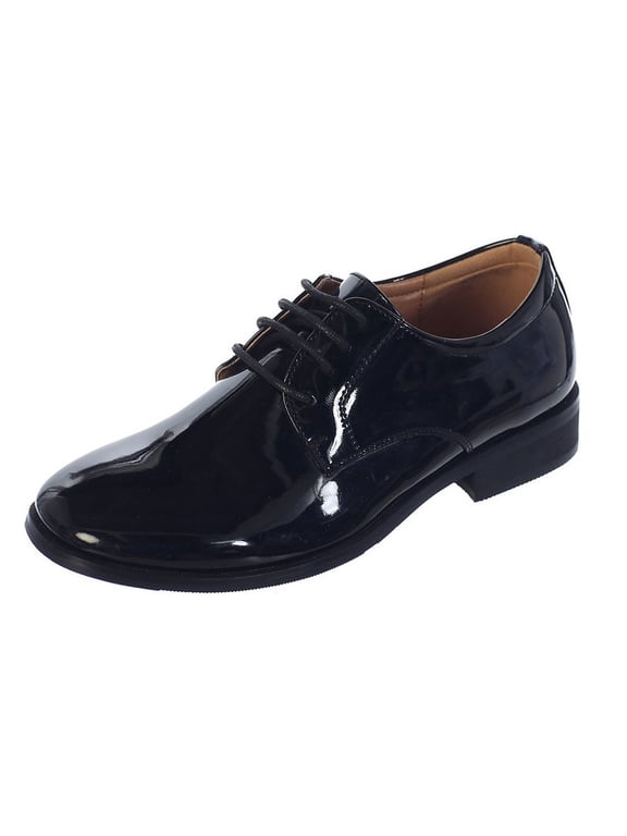Boys Shiny or Matte Patent Leather Special Occasion Christening Shoes