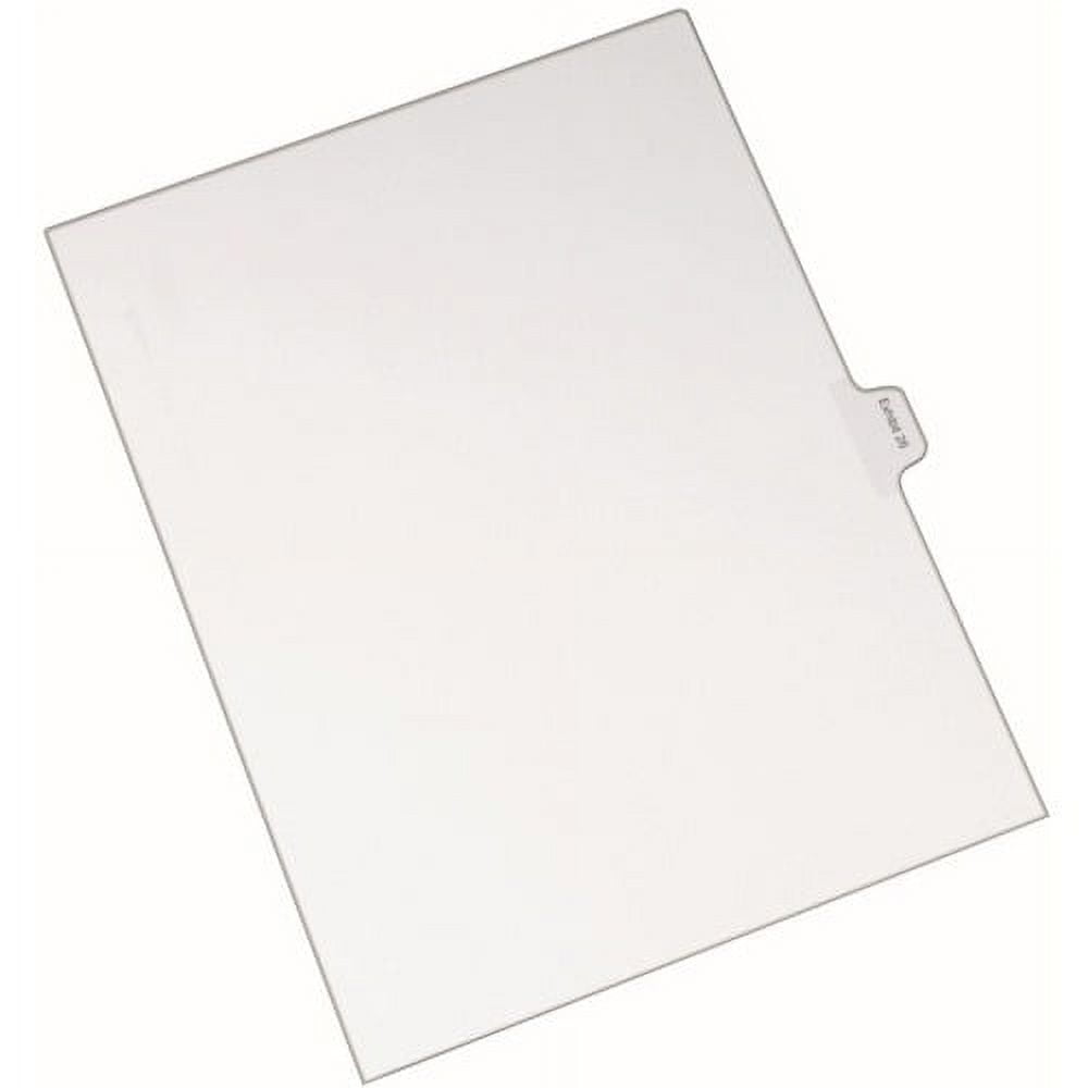 Avery Index Divider - 25 x Divider(s) - Side Tab(s) - Exhibit 26 - 1 Tab(s)/Set - 8.5 Avery Index Divider - 25 x Divider(s) - Side Tab(s) - Exhibit 26 - 1 Tab(s)/Set - 8.5