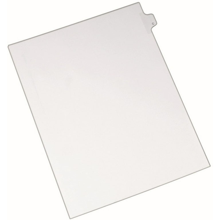Avery Side Tab Individual Legal Dividers - 25 x Divider(s) - Side Tab(s) - C - 1 Tab(s)/Set - 8.5 Avery Side Tab Individual Legal Dividers - 25 x Divider(s) - Side Tab(s) - C - 1 Tab(s)/Set - 8.5