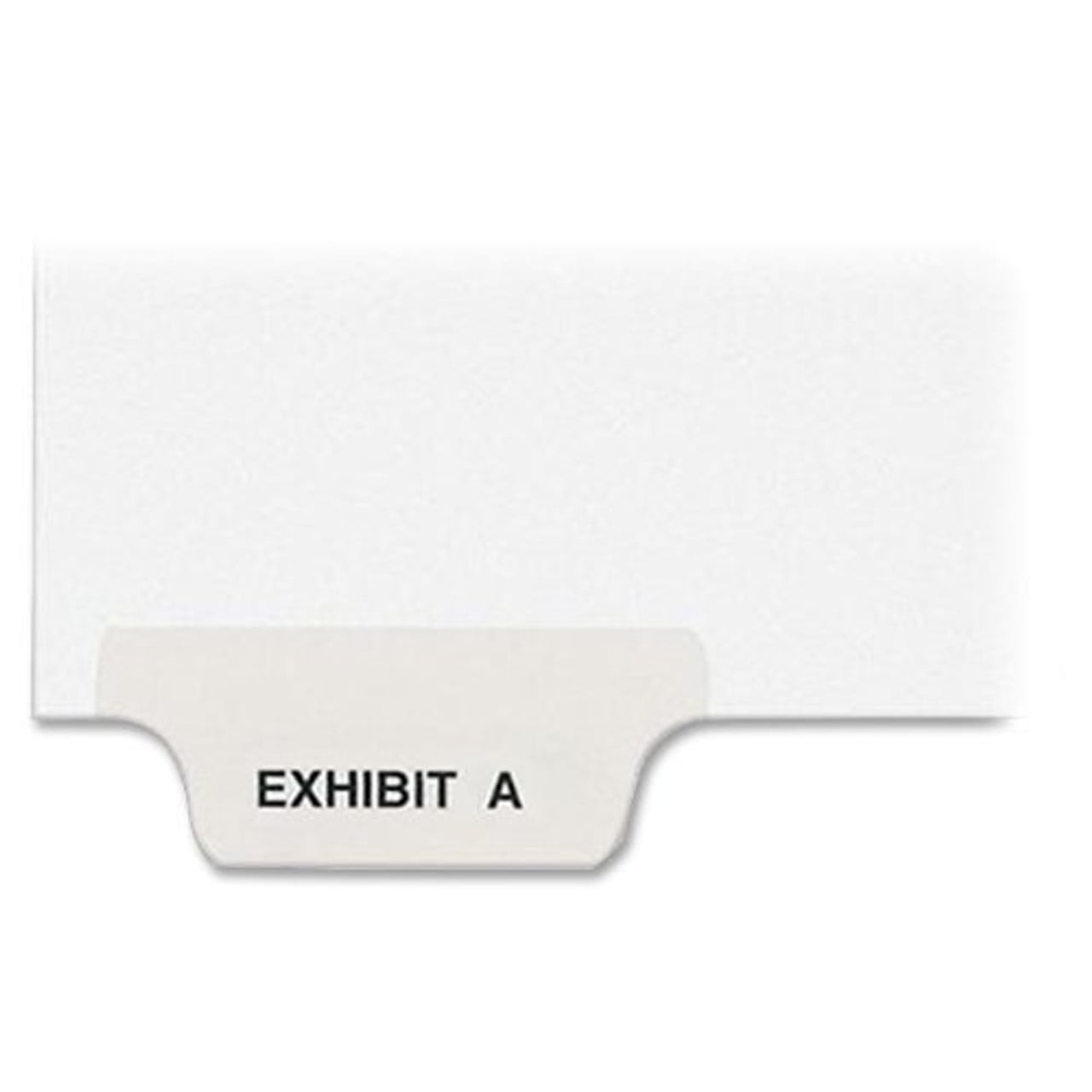 Avery Individual Bottom Tab Legal Exhibit Dividers Printedexhibit A