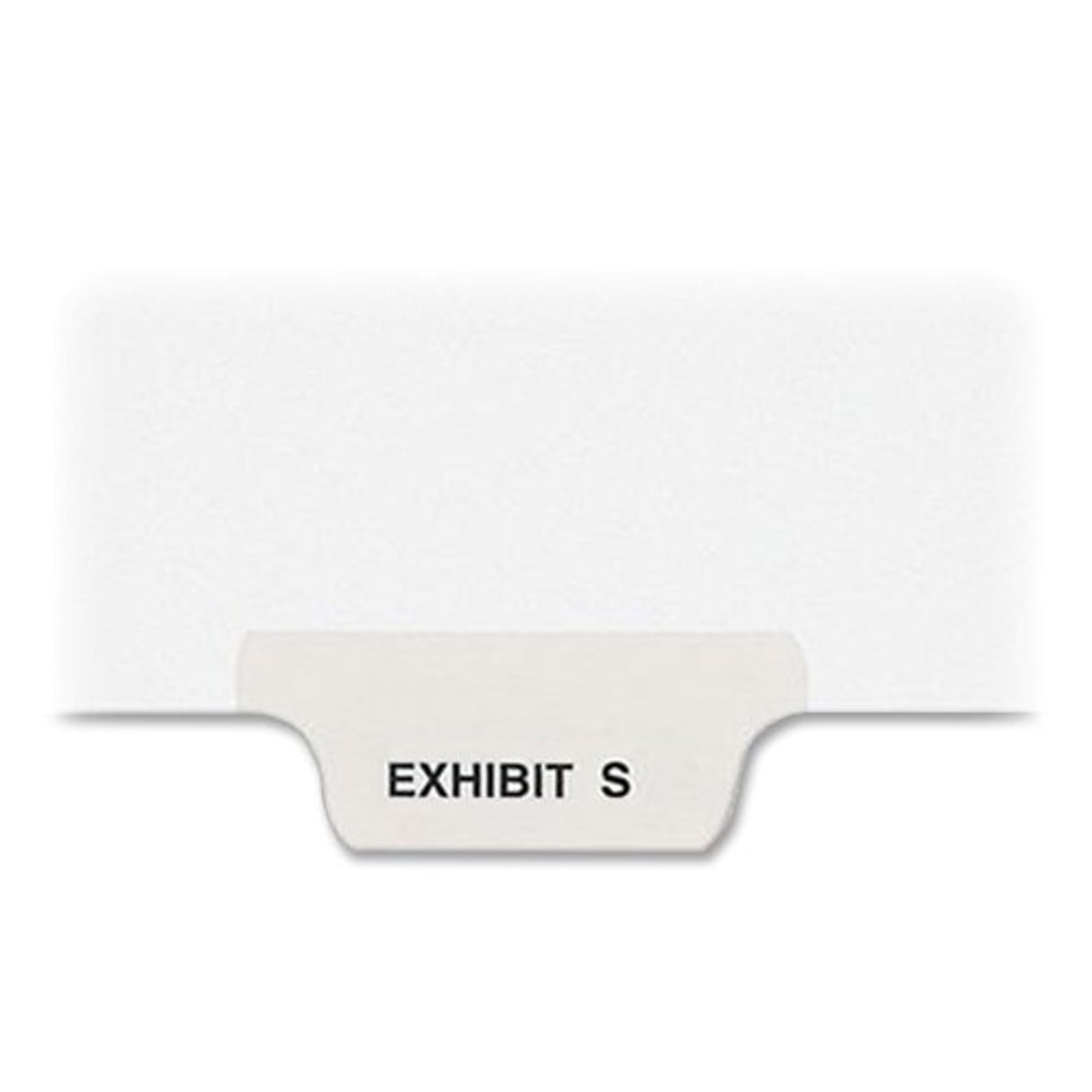 Avery Individual Bottom Tab Legal Exhibit Dividers Printedexhibit S 8.50" X 11" 25 / Pack