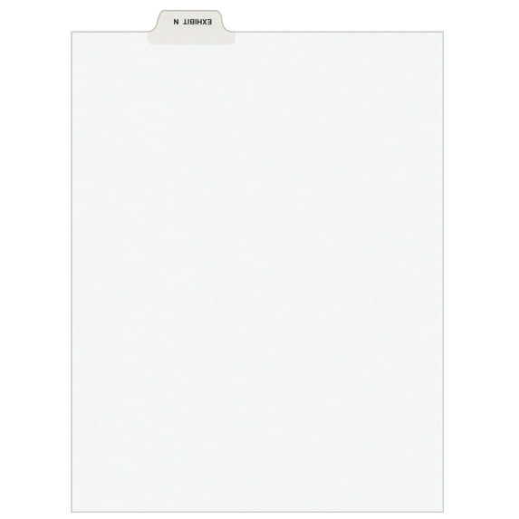 Avery Individual Legal Dividers Avery Style, Letter Size, Bottom Tab EXHIBIT N (12387)