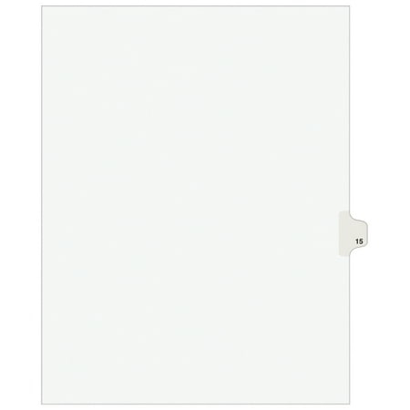 Avery Individual Legal Dividers Avery Style, Letter Size, Side Tab #15 (11925)