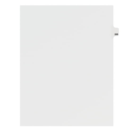 Avery Individual Legal Dividers Avery Style, Letter Size, Side Tab #255 (82471)