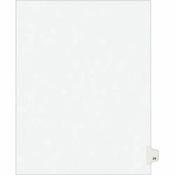 Avery® Individual Legal Exhibit Dividers - Avery Style, 1 Printed Tab(s), Digit, 8.5" Divider Width x 11" Divider Length, Letter (LG24LTS) | 2 Packs