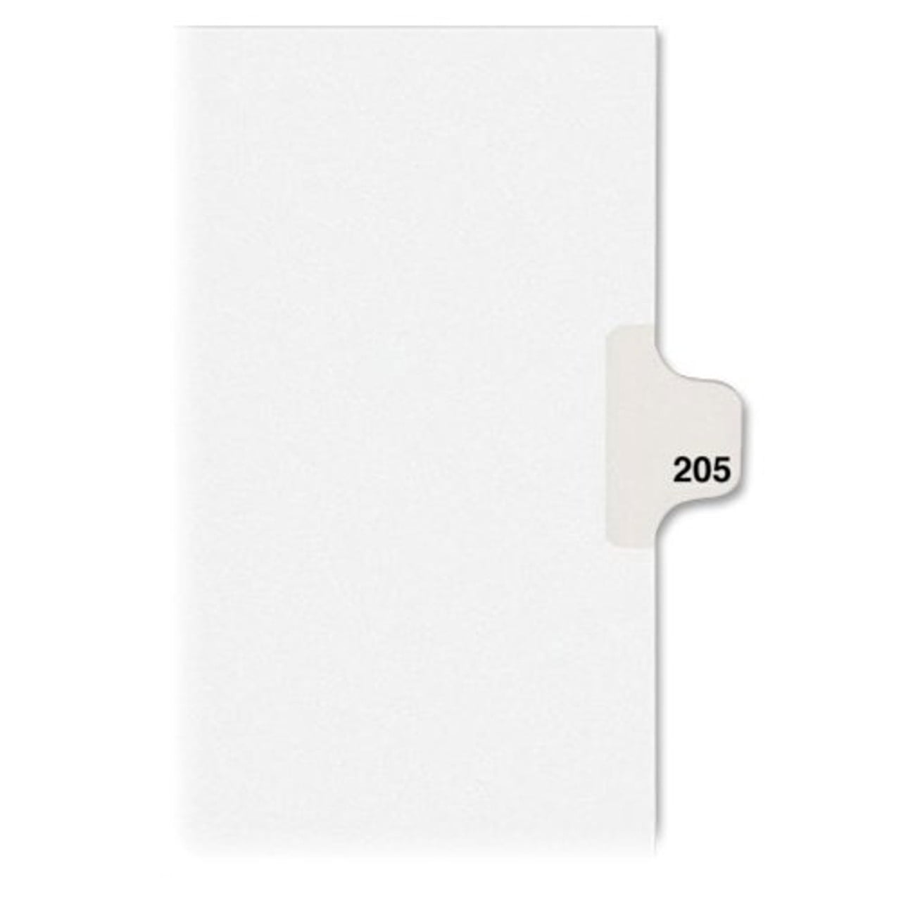 Avery Individual Side Tab Legal Exhibit Dividers Printedexhibit 205