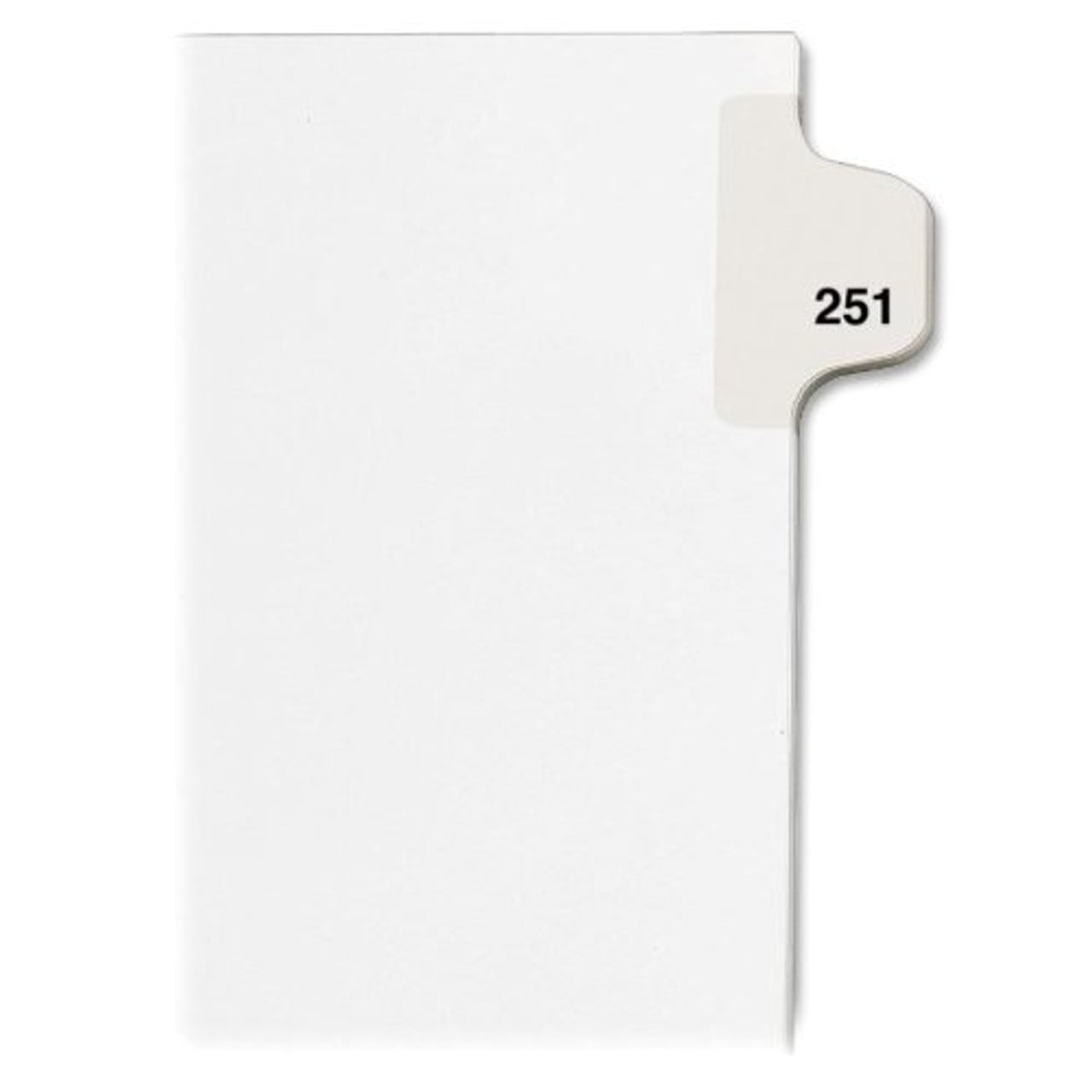 Avery Individual Side Tab Legal Exhibit Dividers Printedexhibit 251