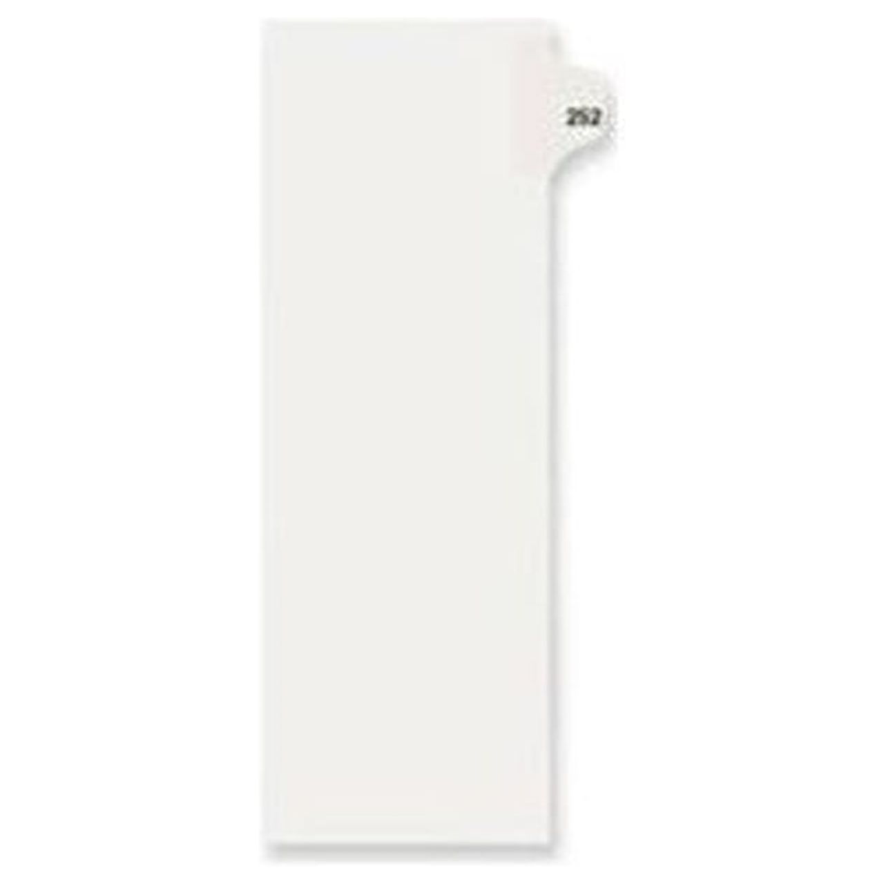 Avery Individual Side Tab Legal Exhibit Dividers Printedexhibit 252