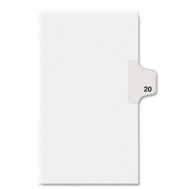 Avery Individually Numbered Averystyle Dividers Printed20 25 Tab[s