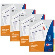 Avery Printable Tab Inserts for Hanging File Folders, 3-1/2" (11137 ...