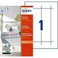 Avery L479620 Printable Place/Tent Cards, 1 Card Per A4 Sheet, White