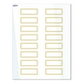 Avery® Labels, 1" x 25/8", MultiLined Gold Border, 160ct