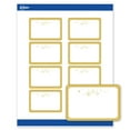 thumbnail image 1 of Avery Labels, 2" x 3", Gold-Metallic Ornaments, Matte, 80ct, 1 of 10