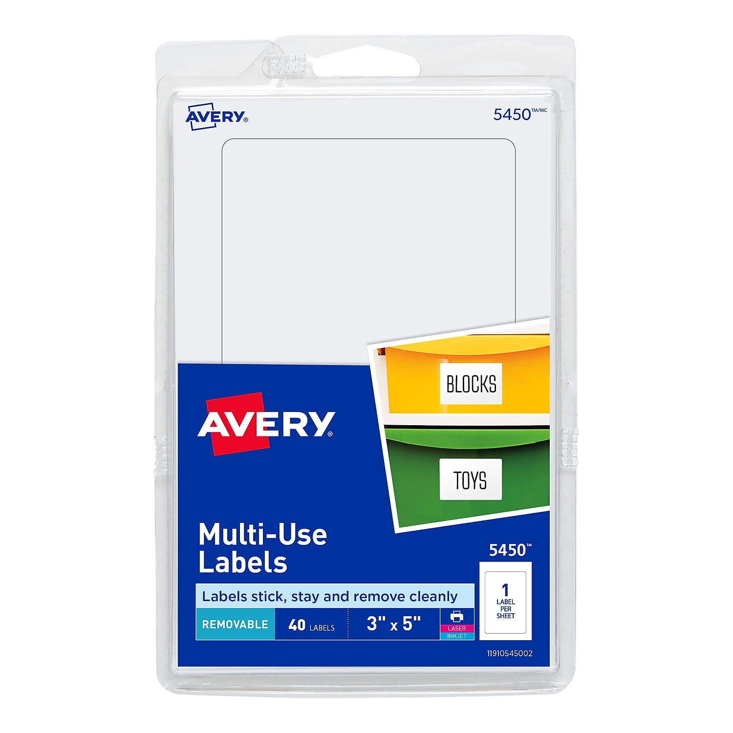 Avery Laser/Inkjet Removable Multiuse Labels 3