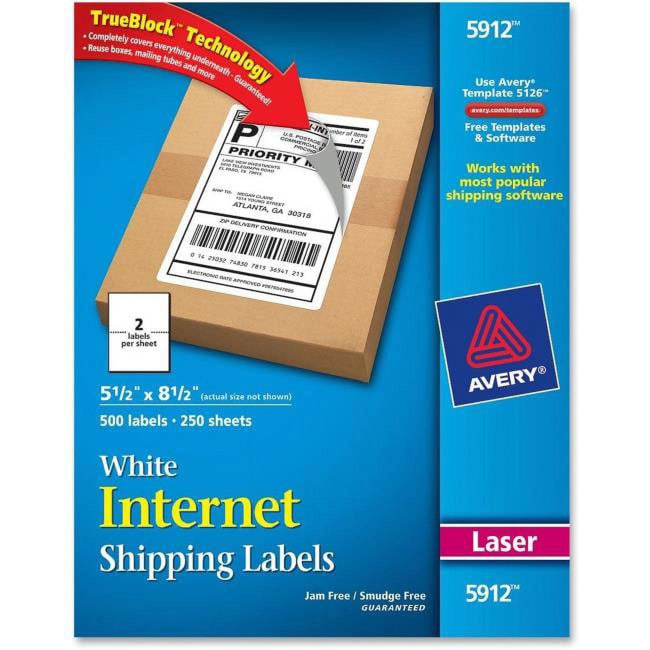 Avery Laser Printer Shipping Labels