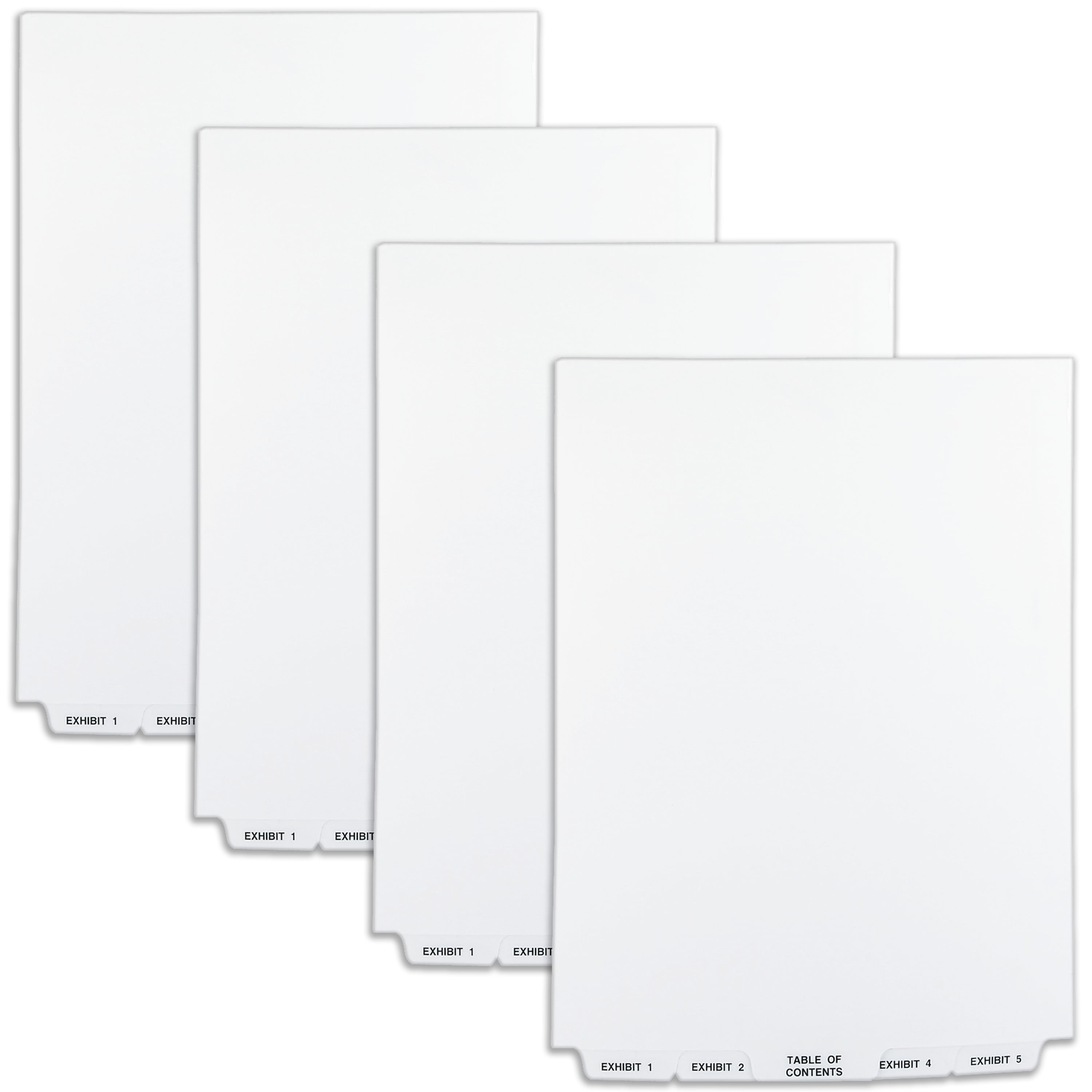 Avery Legal Exhibit Binder Dividers, Preprinted EXHIBIT 1-25 and Table ...