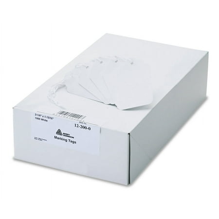 Avery Marking Tags, Strung, 3-1/4" x 1-15/16", 1,000 Tags (12200)