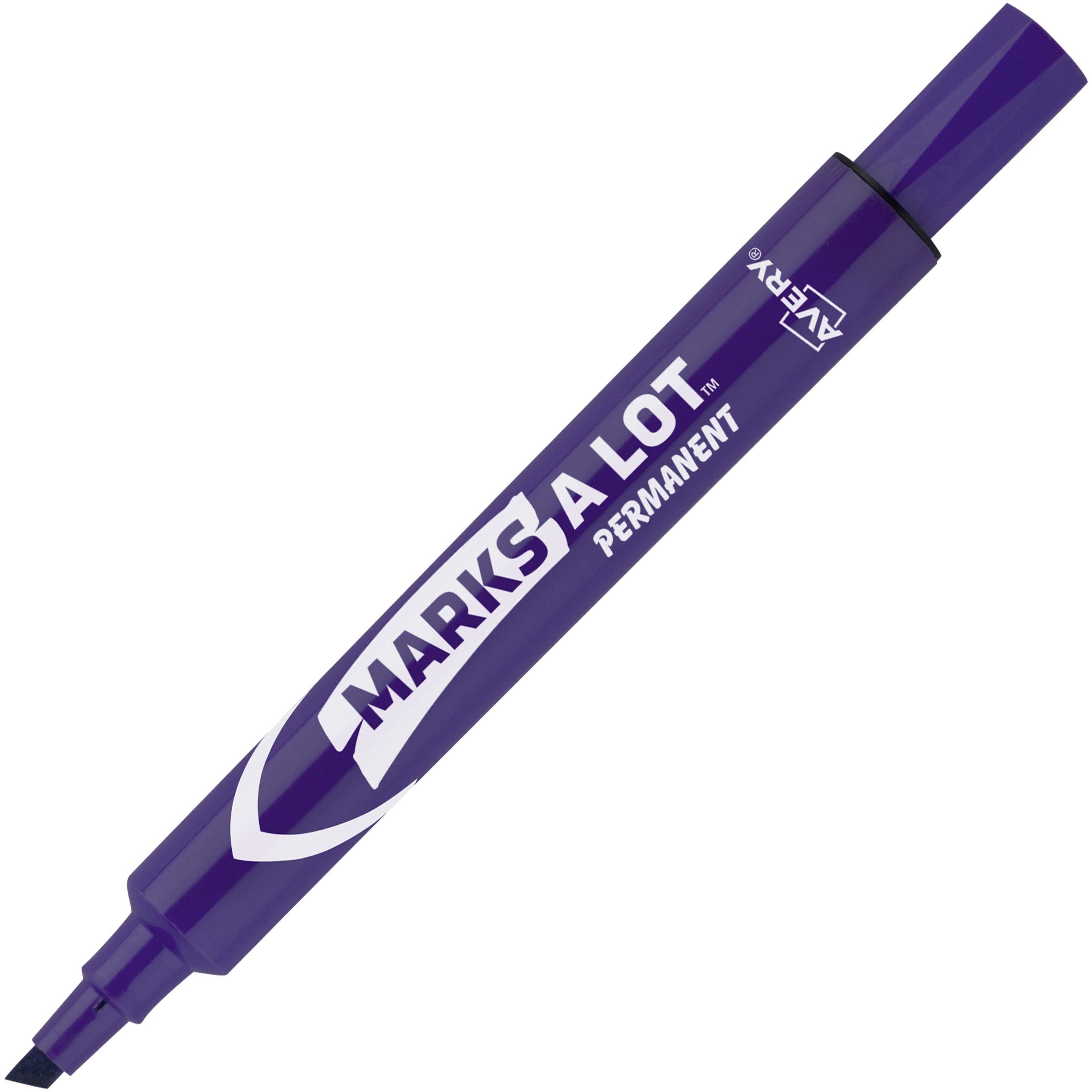 Avery Marks A Lot Permanent Markers, Large Desk-Style, 1 Purple Marker (8884) - image 1 of 7