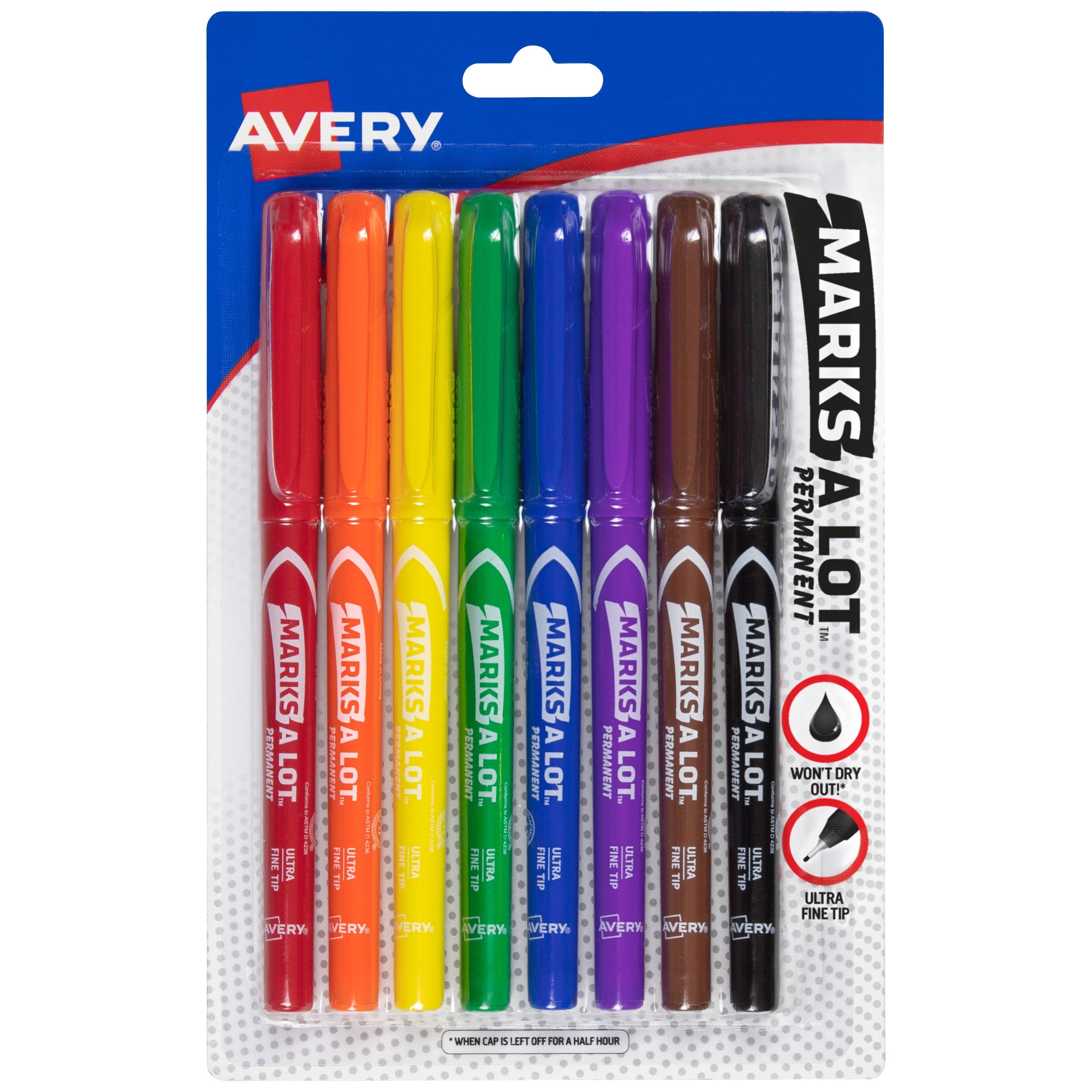 https://i5.walmartimages.com/seo/Avery-Marks-A-Lot-Permanent-Markers-Pen-Style-Size-Ultra-Fine-Tip-8-Assorted-Markers-09231_e9c15e55-7781-4609-bd45-b394857bc2c6.13cebe7354755fcc0878b9f124202b65.jpeg