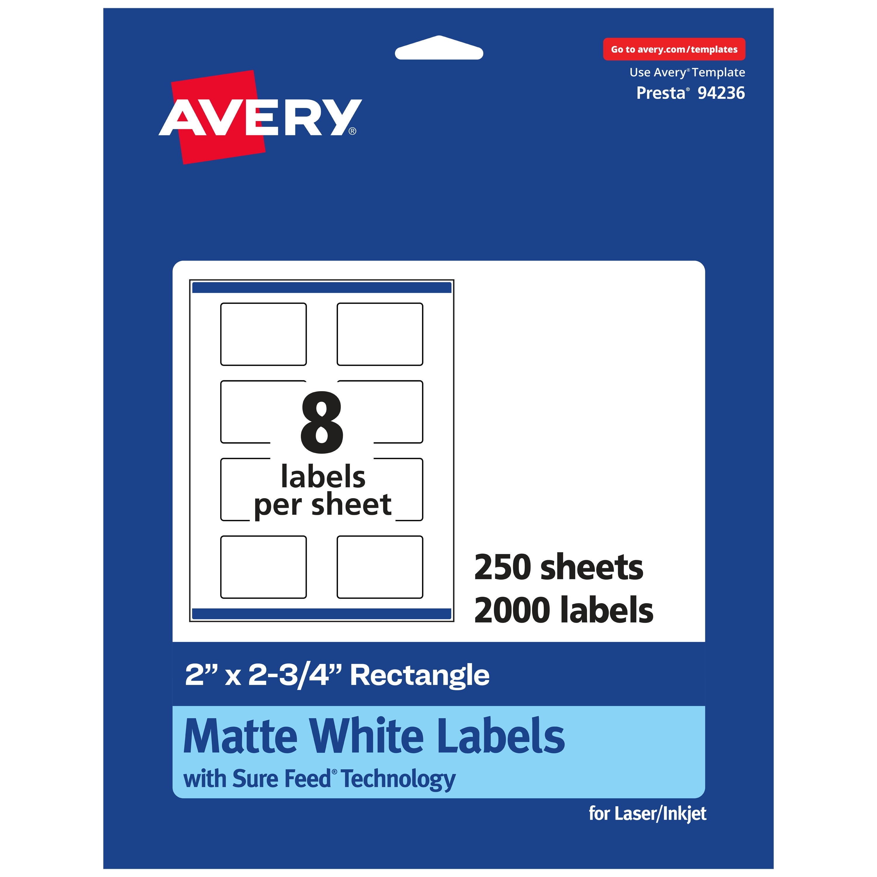A-One Glossy Name Stickers – Postcard Size, 8-12 Sheets, Easy DIY Labels For Inkjet Printers