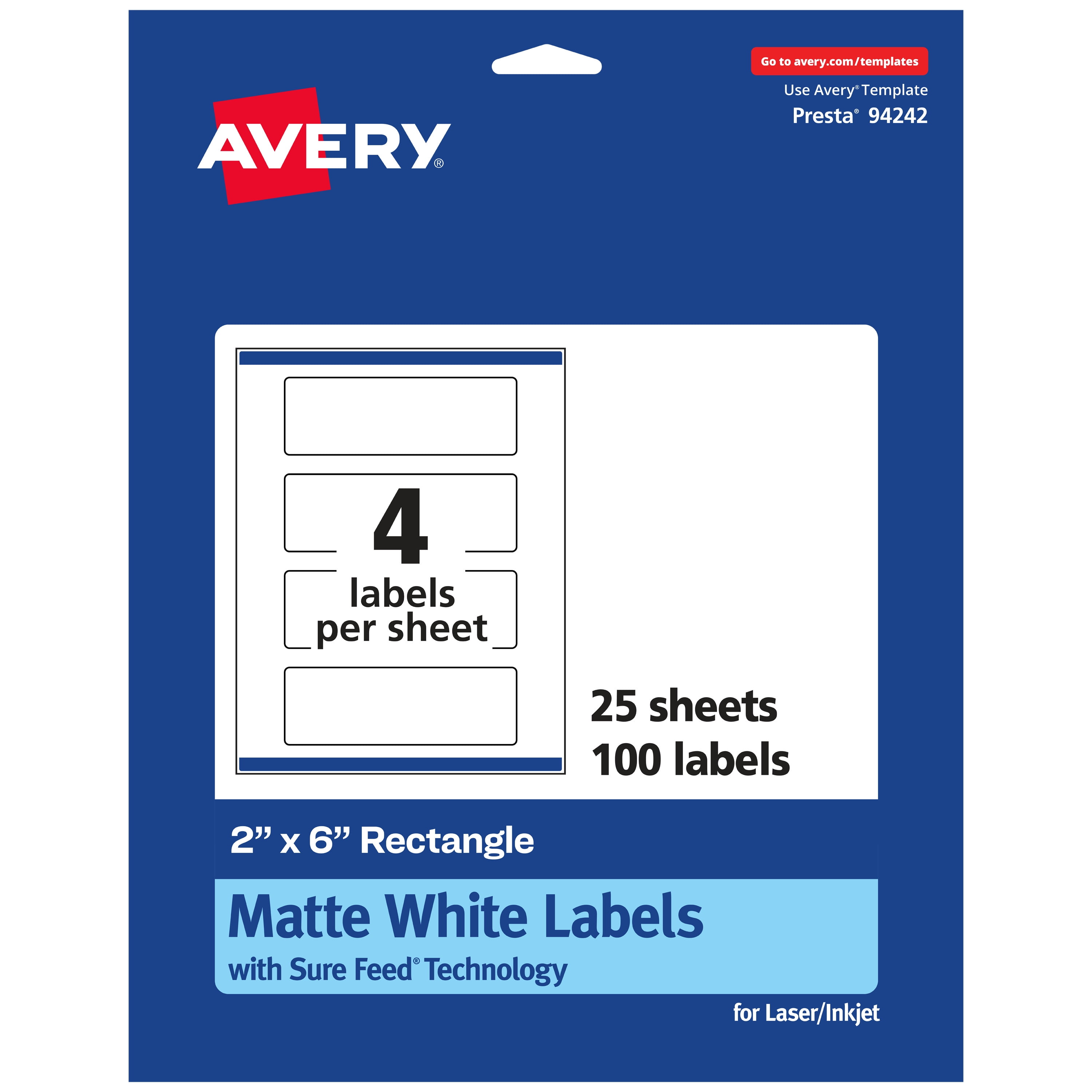 Avery print on sale