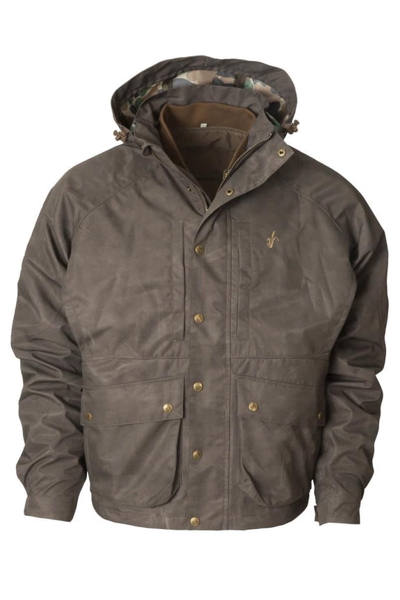 Men's Heritage Hybrid 3-in-1 Wader Jacket Old School Camo Large