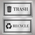 thumbnail image 1 of Avery Metallic Rectangle Recycle and Trash Stickers, 2" x 3-3/4", Silver, 8 Total, 1 of 7