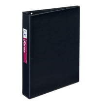 Avery Mini Durable 3 Ring Binder, 1" Round Rings,1 Black Binder