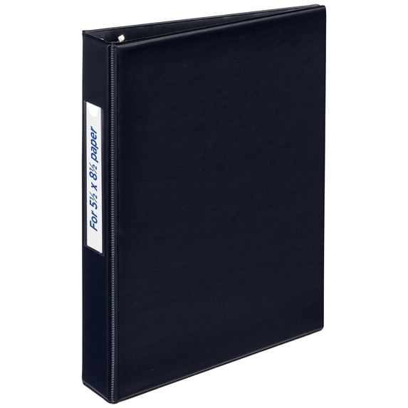 Avery Mini Binder, 1" Round Rings, Black Binder (27257)