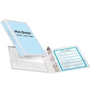 Avery Mini View Binder, 0.5" Round Rings, White Binder (27726)
