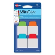 Mini Ultra Tabs, 1" x 1.5", 40 Mini Tabs, Assorted Colors
