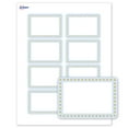 thumbnail image 1 of Avery® Name Tags, 2-1/3" x 3-3/8", Blue Border w/ Gold Dots, 80ct, 1 of 10