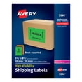 thumbnail image 1 of Avery High-Visibility Shipping Labels, Permanent Adhesive, Assorted Neon Colors, 5-1/2" x 8-1/2", 200 Labels ( 5946), 1 of 7