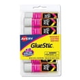 thumbnail image 1 of Avery Permanent Glue Stic Value Pack, 0.26 oz, Applies White, Dries Clear, 18/Pack, Each, 1 of 1