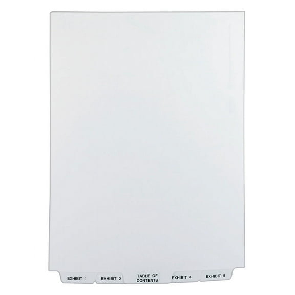 Avery Premium Collated Legal Dividers Avery Style, Letter Size, 1-25 & Table of Contents Tab Set (11378)