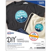 Avery Heat Transfer Paper for Dark Fabrics, 5 Sheets (3279)
