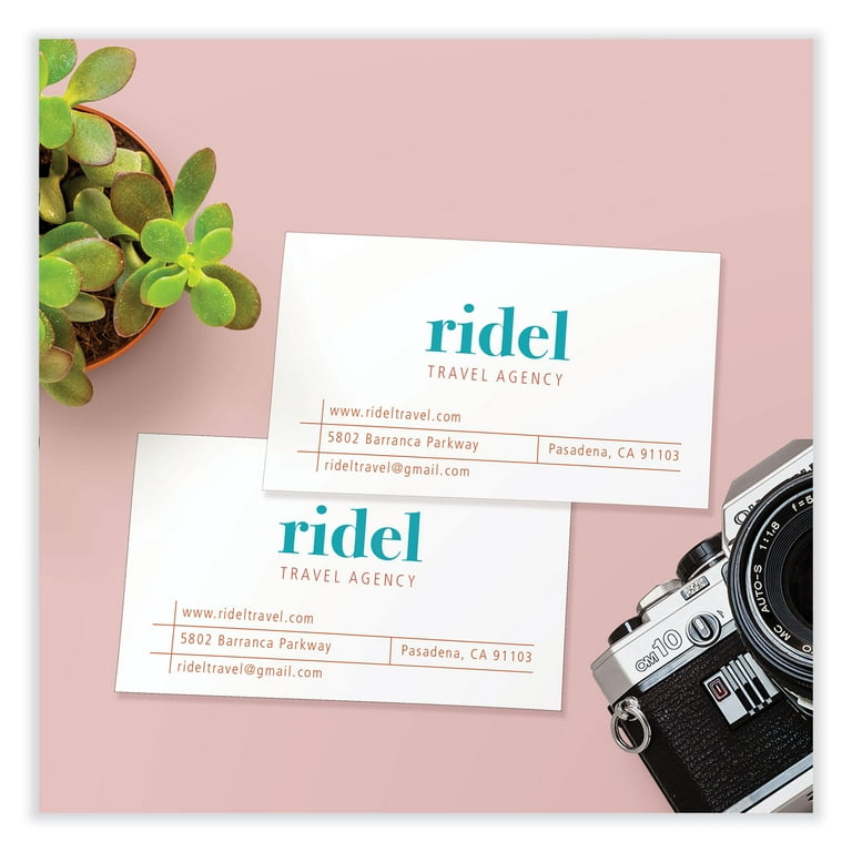 Printable Microperforated Business Cards w/Sure Feed Technology, Laser, 2 x 3.5, White, 250 Cards, 10/Sheet, 25 Sheets/Pack Printable Microperforated Business Cards w/Sure Feed Technology, Laser, 2 x 3.5, White, 250 Cards, 10/Sheet, 25 Sheets/Pack