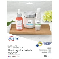 Avery Printable Rectangle Labels, 1.25" x 1.75", White, 256ct (22828)