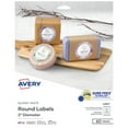 thumbnail image 1 of Avery Round Labels, 2" Diameter, Glossy White, 60ct (22817), 1 of 11