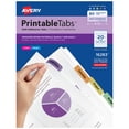 thumbnail image 1 of Avery® Printable Self-Adhesive Plastic Tabs, 1-3/4" (16283), 1 of 4
