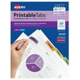 thumbnail image 1 of Avery Printable Self-Adhesive Plastic Tabs, 1-3/4" (16283), 1 of 2