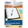 thumbnail image 1 of Avery Jan-Dec 12-Tab Mini Dividers, 8.5" x 5.5", 1 Set (11315), 1 of 7