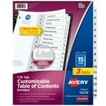 thumbnail image 1 of Avery Dividers, 15 Tabs, Ready Index (3 Sets of 11079), 1 of 9