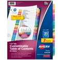thumbnail image 1 of Avery 1-31 Dividers, 31 Tabs, Ready Index (3 Sets of 44129), 1 of 9