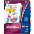 thumbnail image 1 of Avery A-Z Dividers, 26 Tabs, Ready Index, Multicolor Tabs (11125), 1 of 9