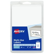 Avery Removable Labels, 4" x 6", Laser/Inkjet, 40 Labels (5454)