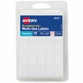 thumbnail image 1 of Avery Removable Multi-Use Labels, Rectangular, 0.5 x 0.75 Inches, White (Pack of 18), 1 of 5