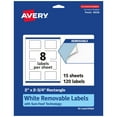 thumbnail image 1 of Avery Removable Rectangle Labels, 2" x 2.75", 120ct, 1 of 10